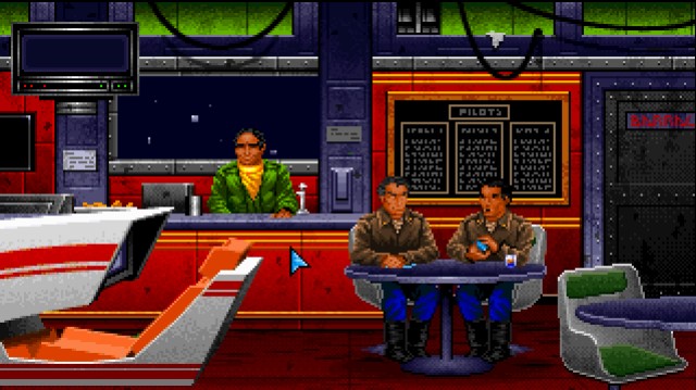 Screenshot from Wing Commander