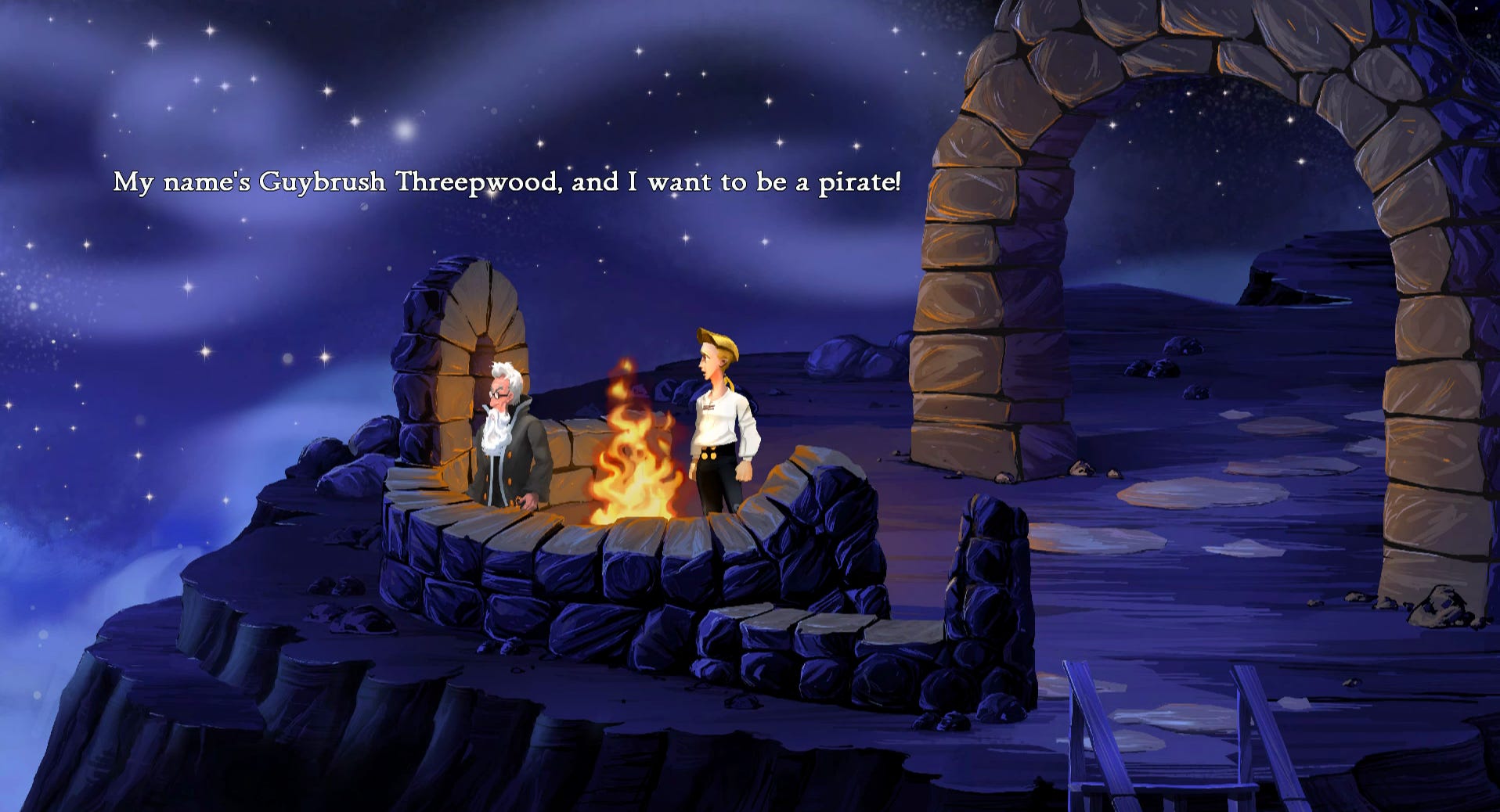 Screenshot from The Secret of Monkey Island