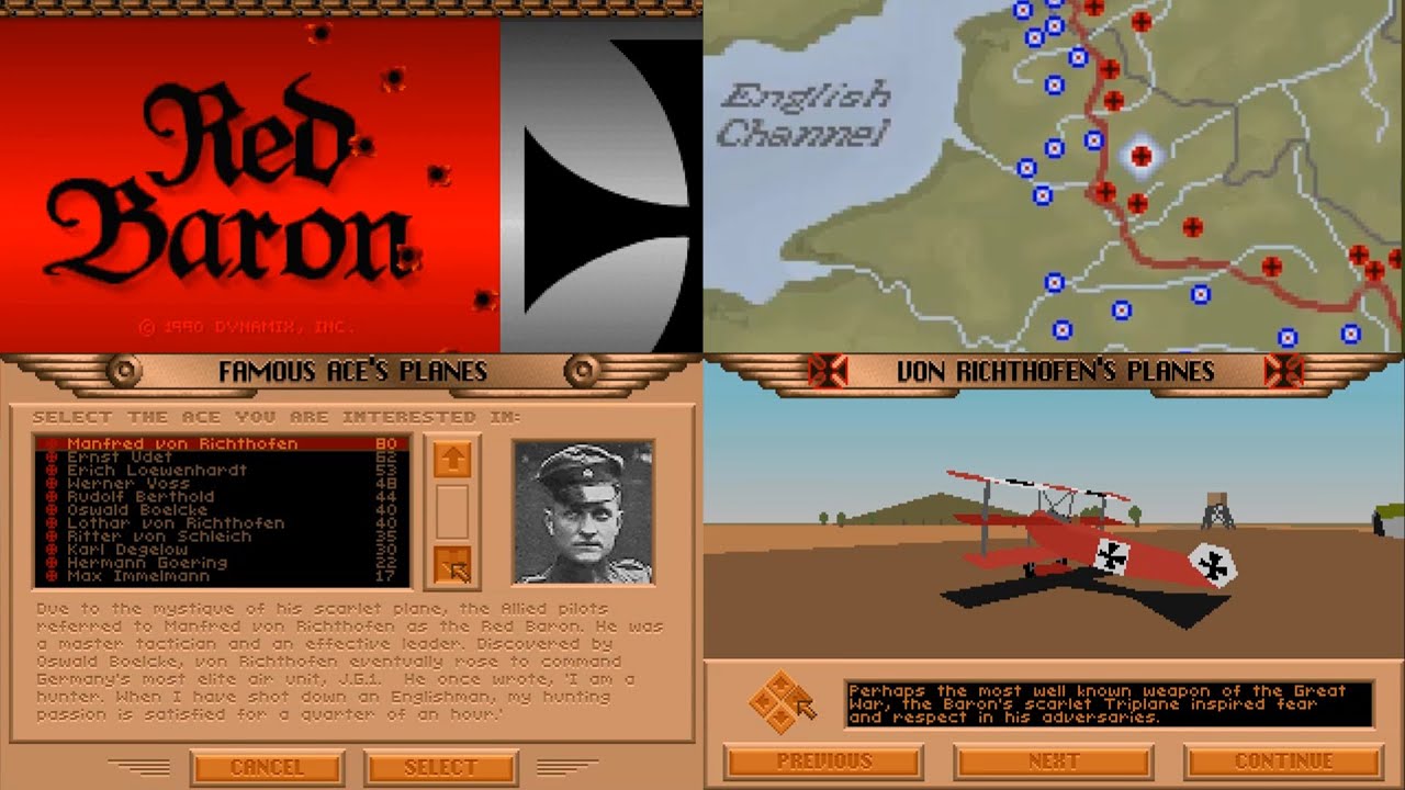 Screenshot from Red Baron