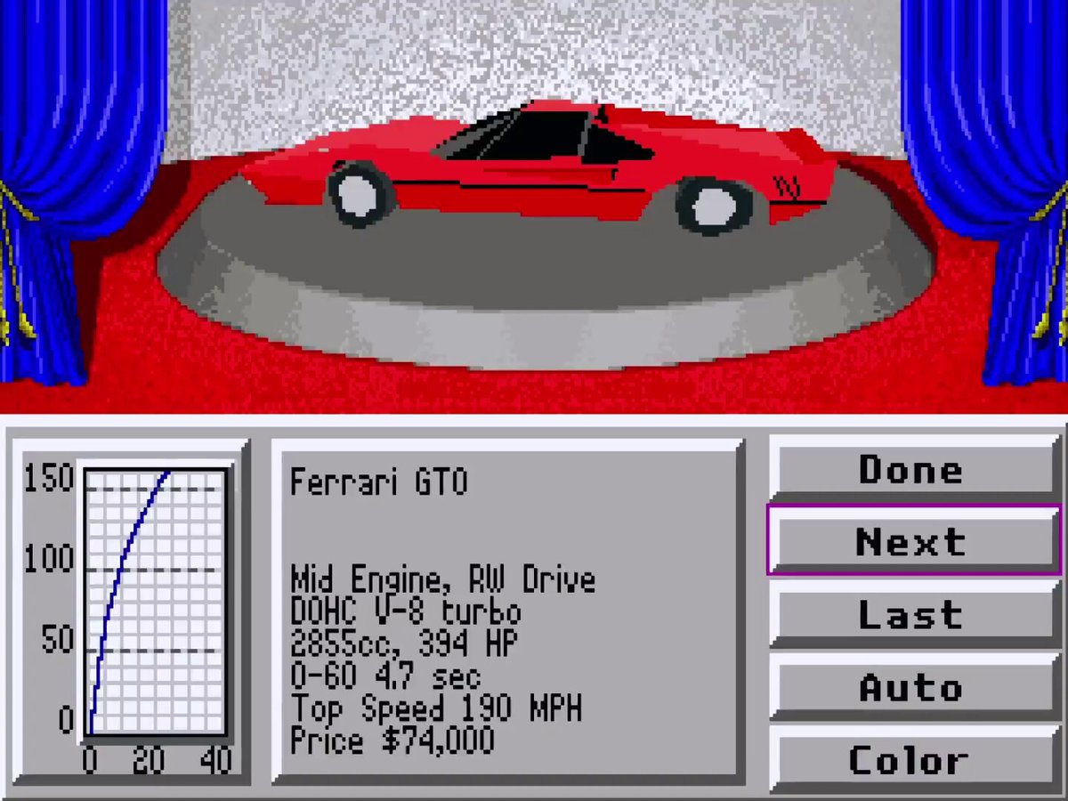 Screenshot from Stunts (4D Sports Driving)