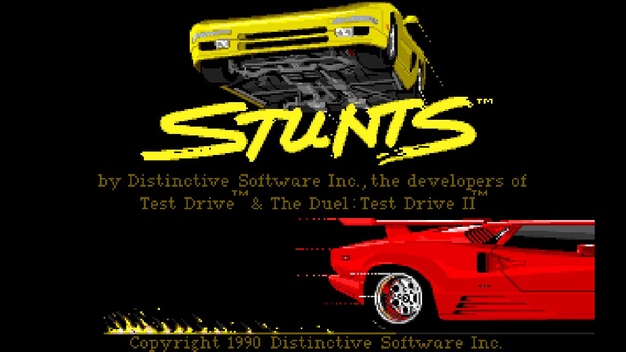 Screenshot from Stunts (4D Sports Driving)