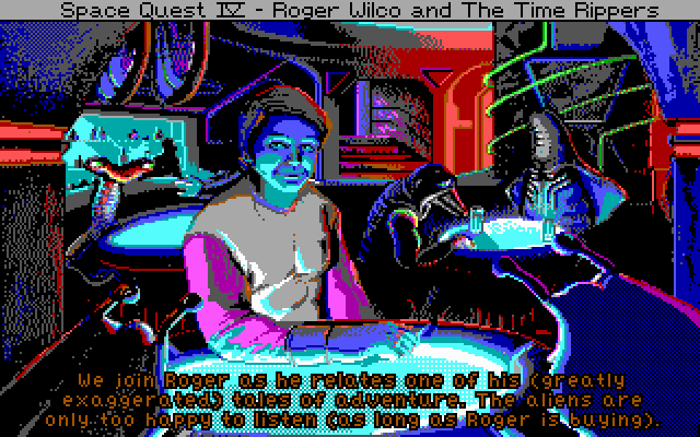 Screenshot from Space Quest IV: Roger Wilco and the Time Rippers
