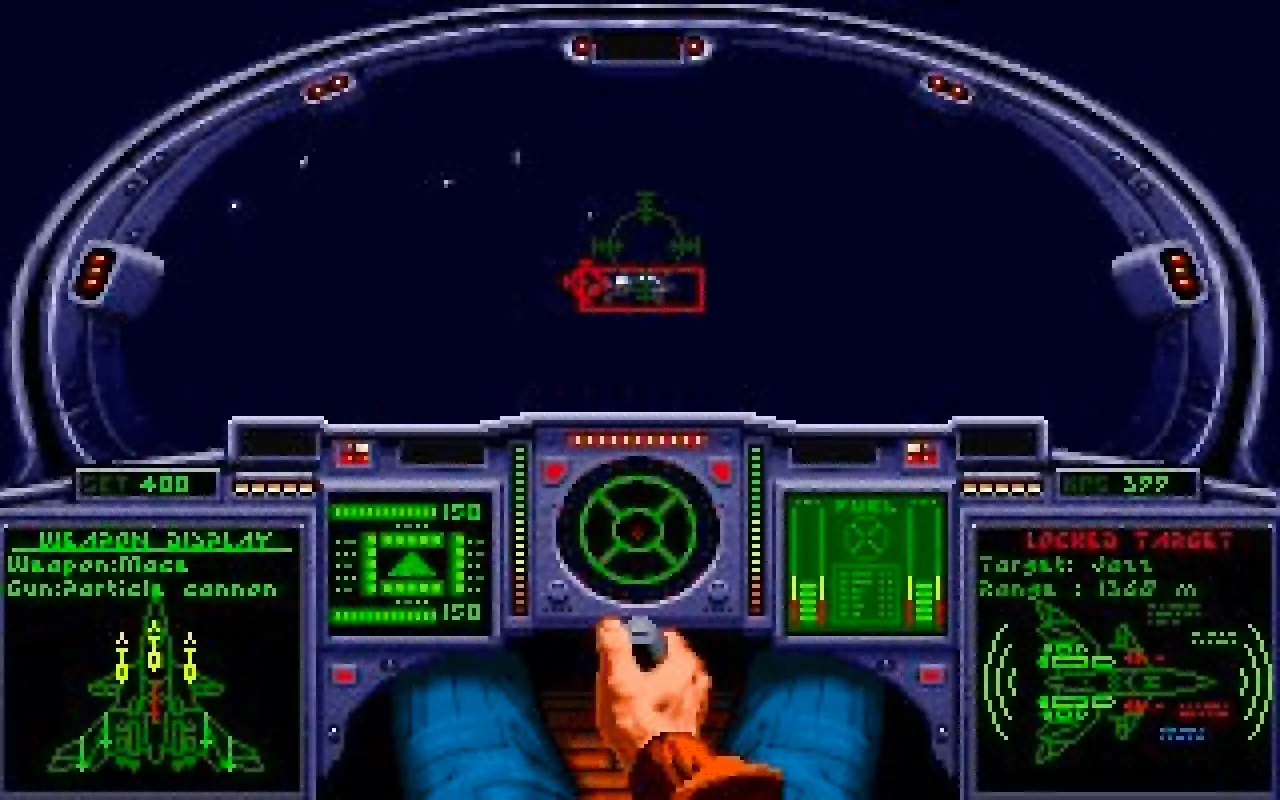 Screenshot from Wing Commander II: Vengeance of the Kilrathi