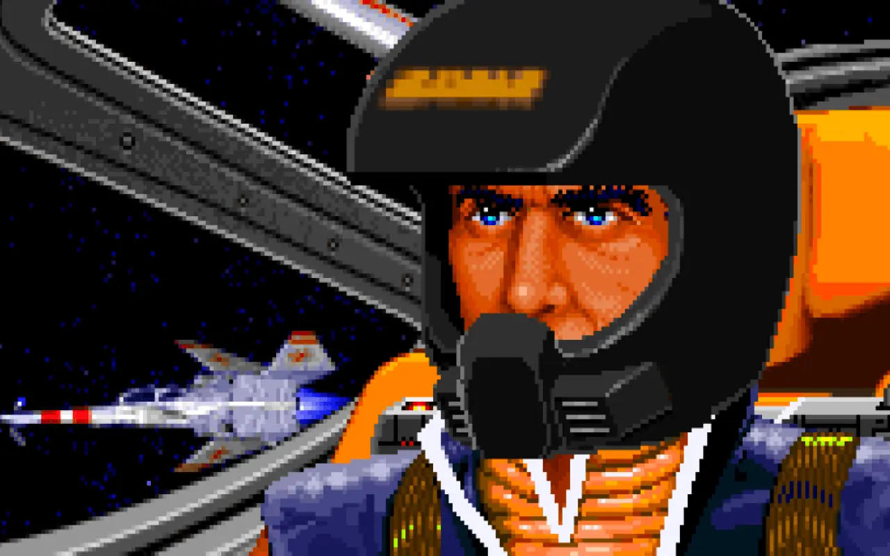 Screenshot from Wing Commander II: Vengeance of the Kilrathi