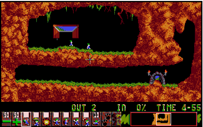 Screenshot from Lemmings
