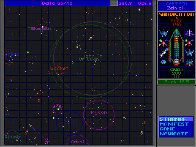Screenshot from Star Control II