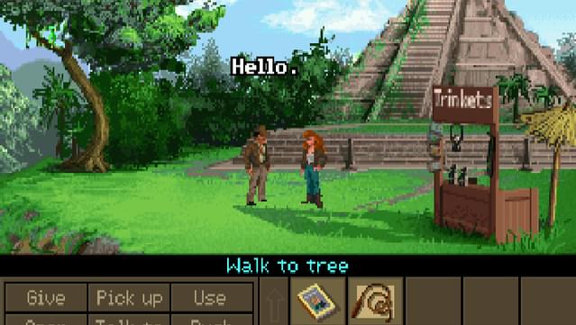 Screenshot from Indiana Jones and the Fate of Atlantis