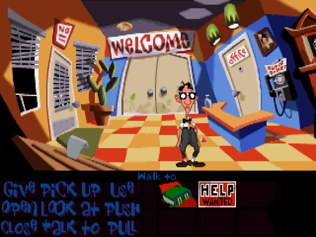 Screenshot from Day of the Tentacle