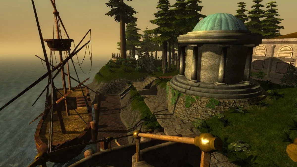 Screenshot from Myst