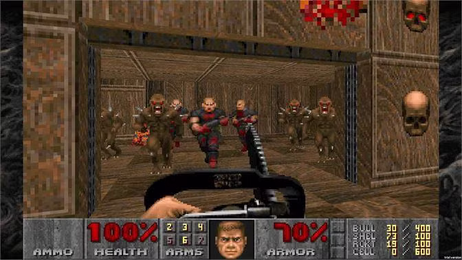 Screenshot from DOOM