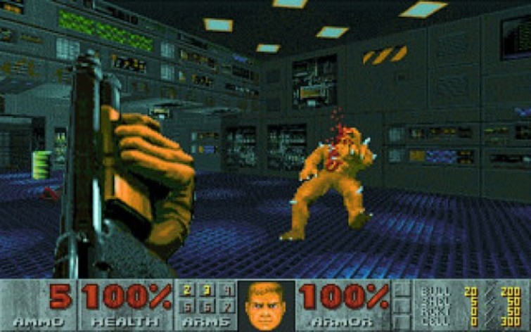 Screenshot from DOOM