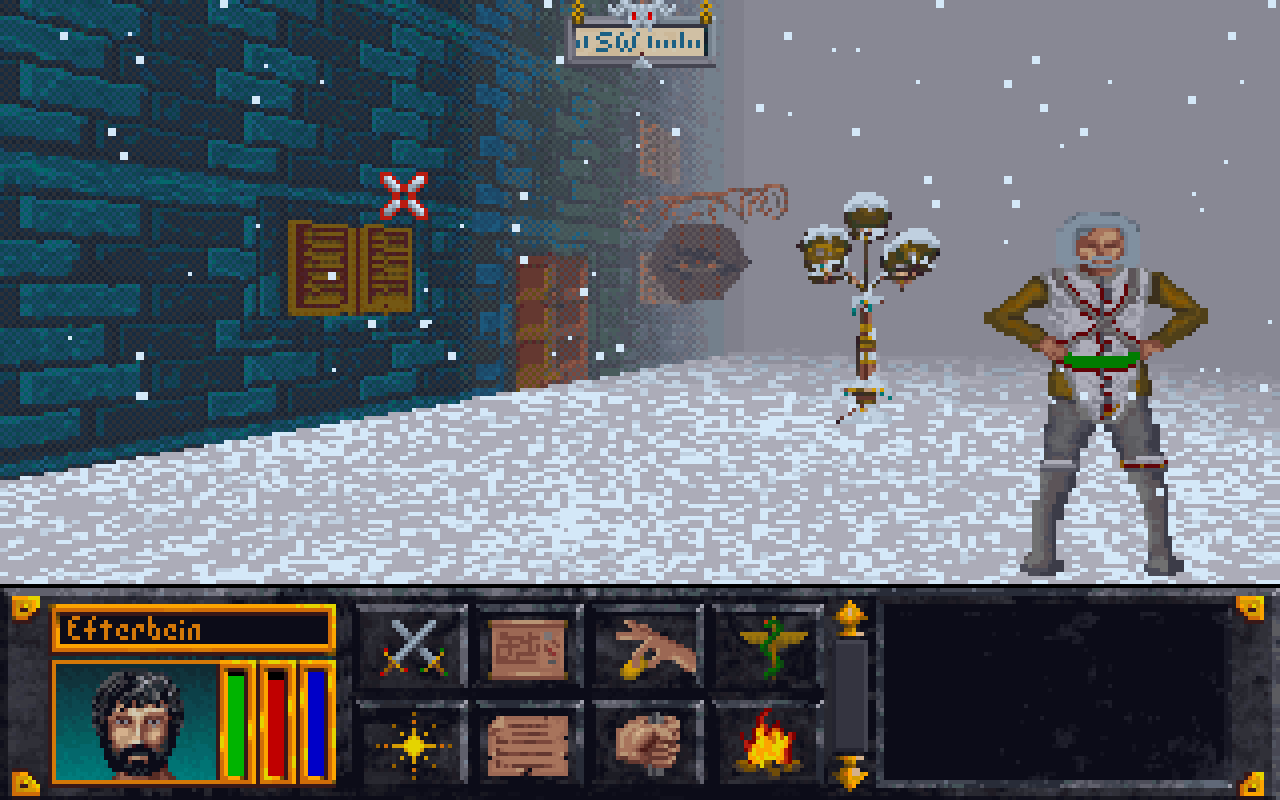 Screenshot from The Elder Scrolls: Arena