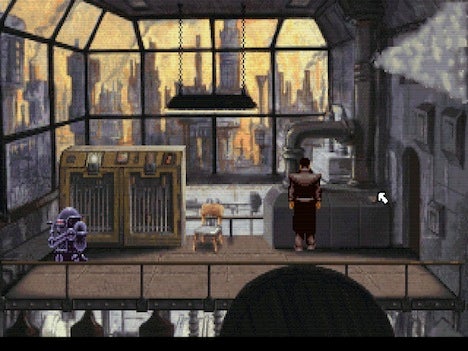 Screenshot from Beneath a Steel Sky