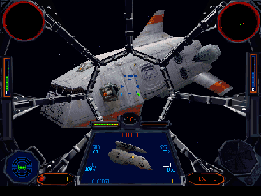 Screenshot from Star Wars: TIE Fighter