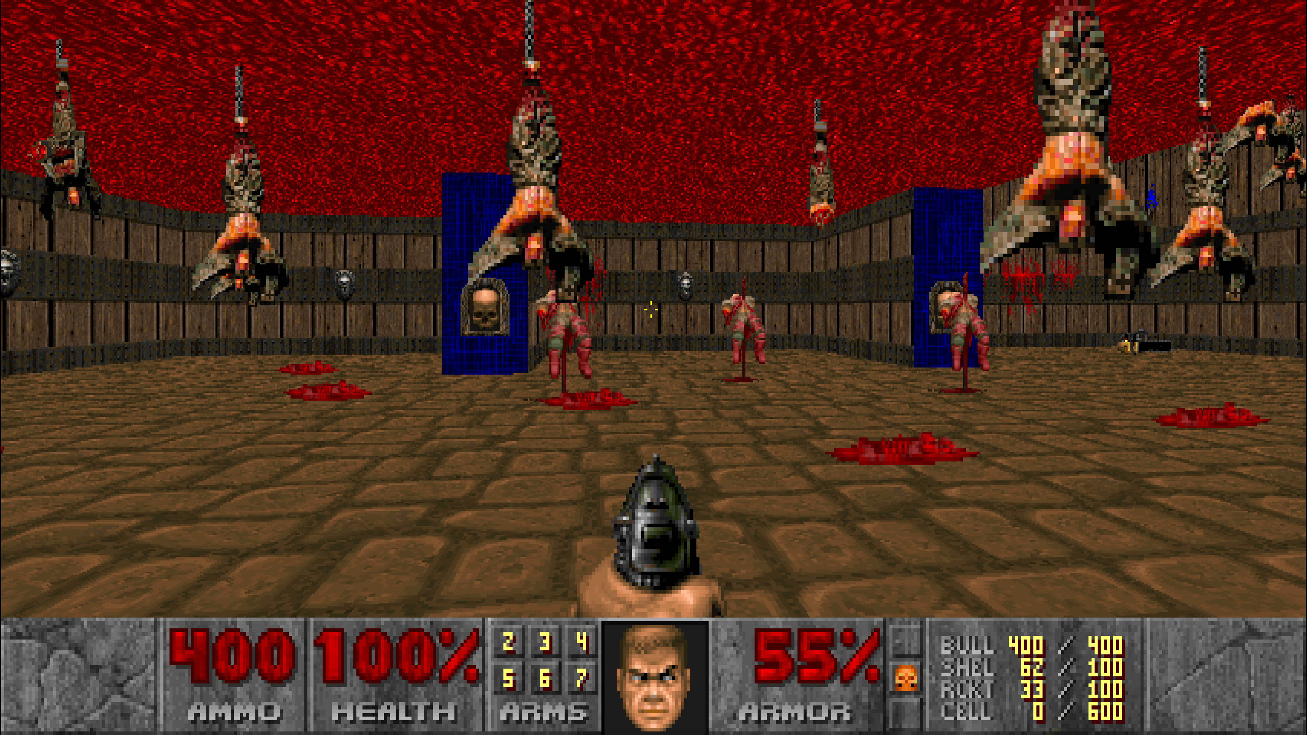 Screenshot from DOOM II: Hell on Earth
