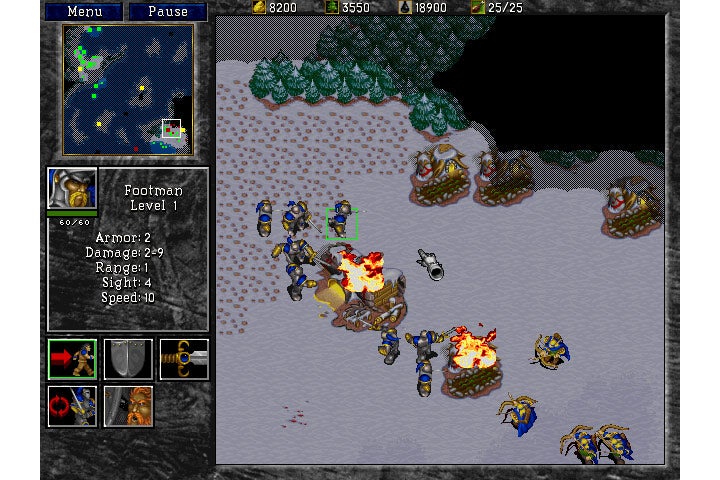 Screenshot from Warcraft II: Tides of Darkness