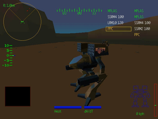 Screenshot from MechWarrior 2: 31st Century Combat