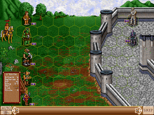 Screenshot from Heroes of Might and Magic II