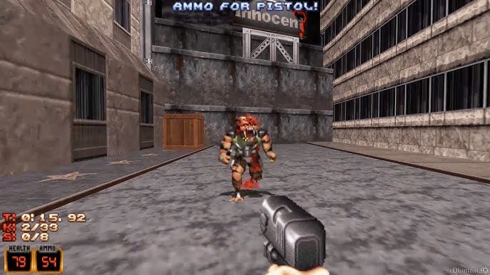 Screenshot from Duke Nukem 3D