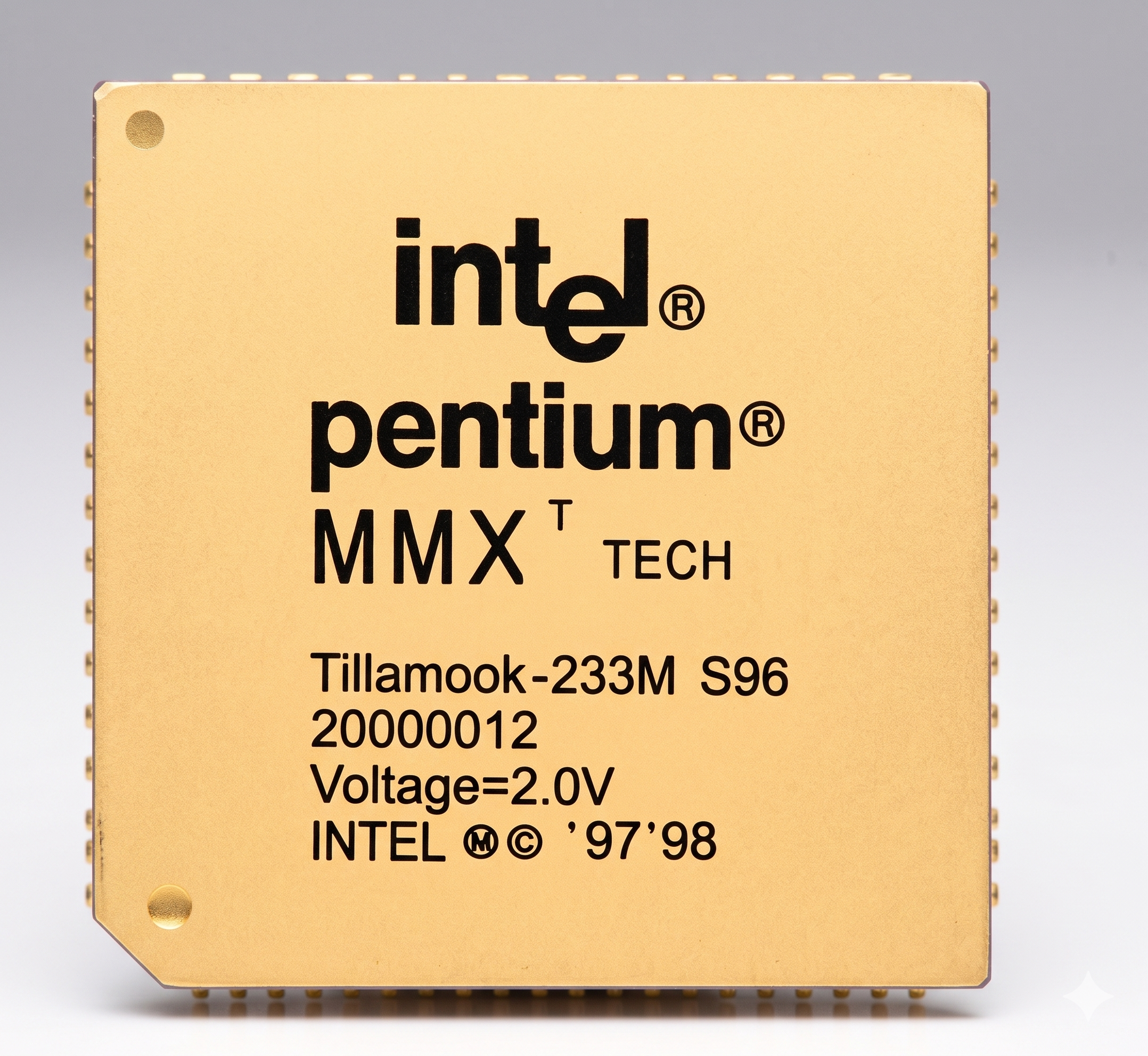 Intel Tillamook MMX CPU